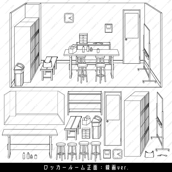 【画像素材】探索用背景画像素材集3