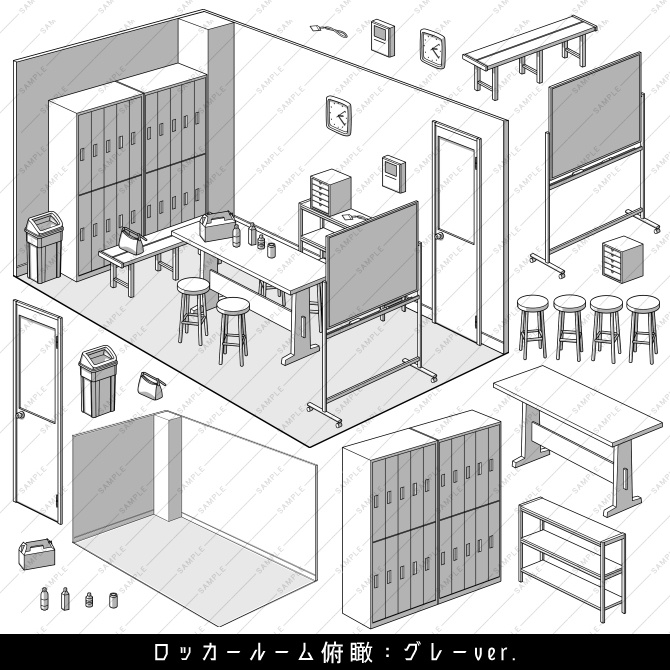 【画像素材】探索用背景画像素材集3