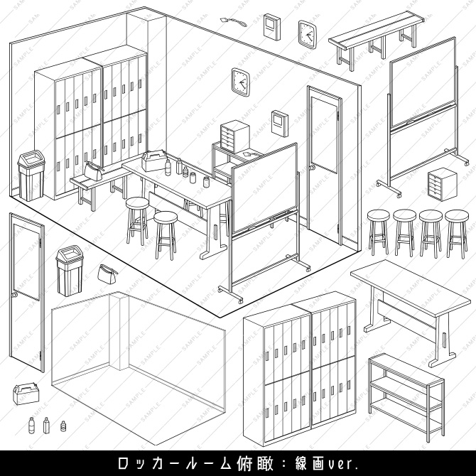 【画像素材】探索用背景画像素材集3