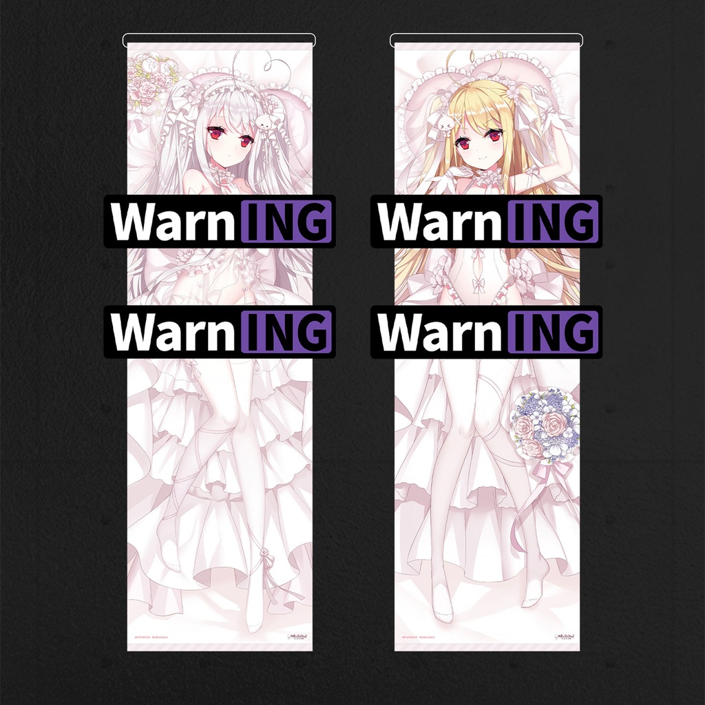 澪ちゃんと浅羽ちゃんの160×50cmタペストリー