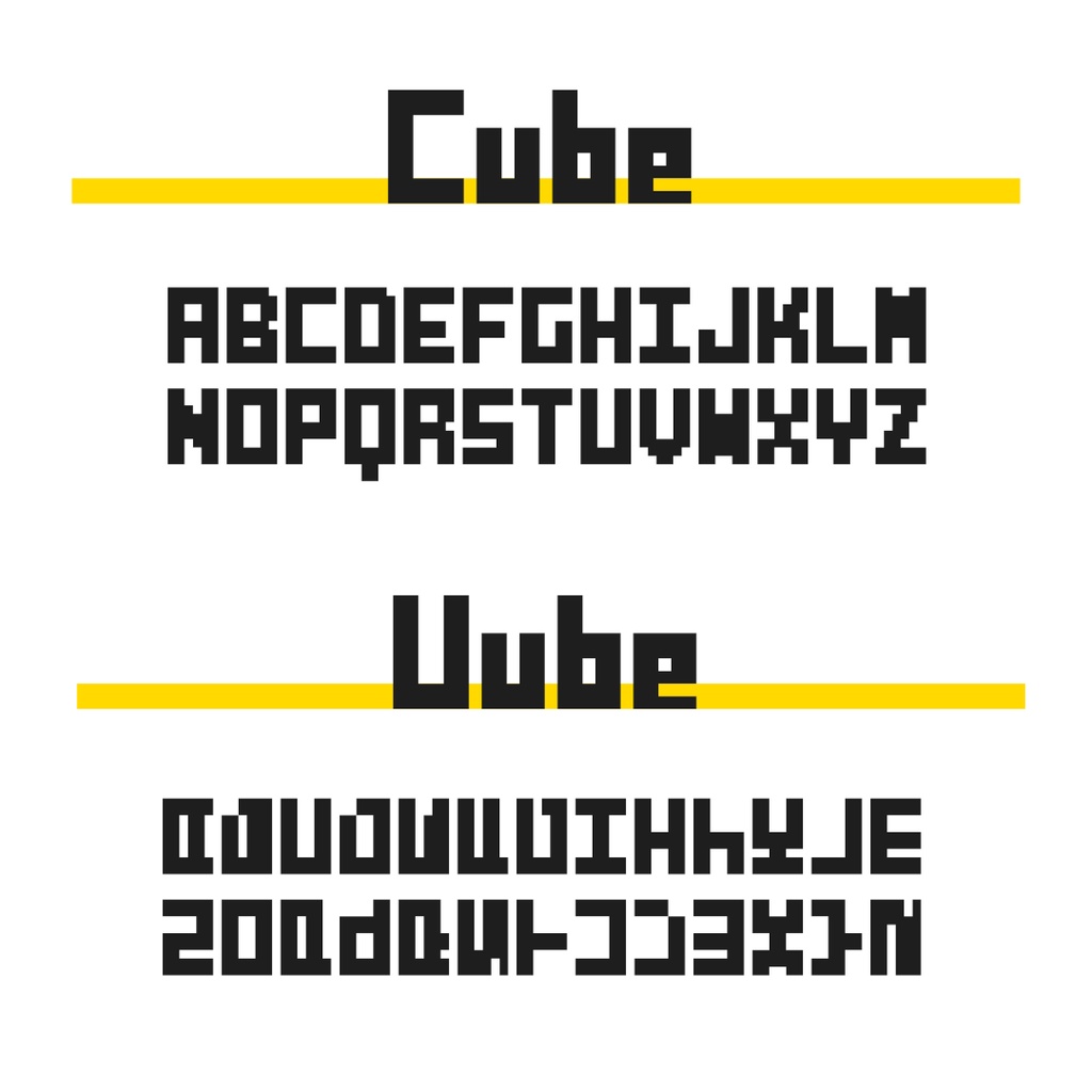 フリーフォント PixelCube