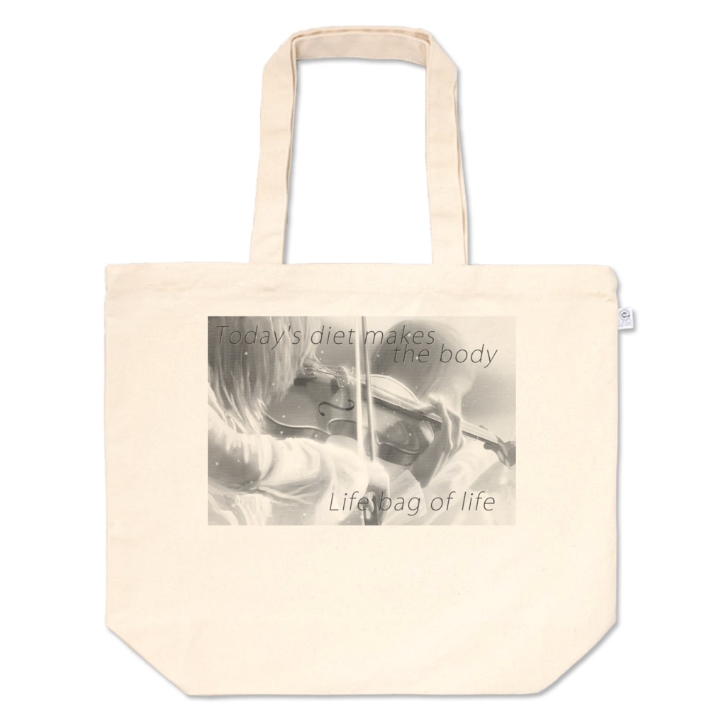 トートバックM/L_白黒