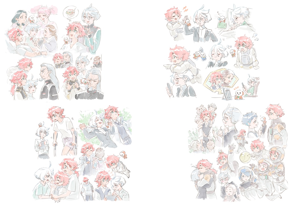 【PDF版】『GRAVITY』水星の魔女 イラスト本