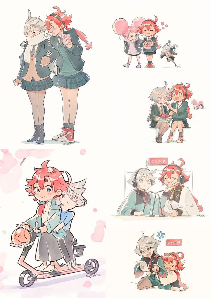 【PDF版】『BLUE』スレミオ イラスト本vol.2