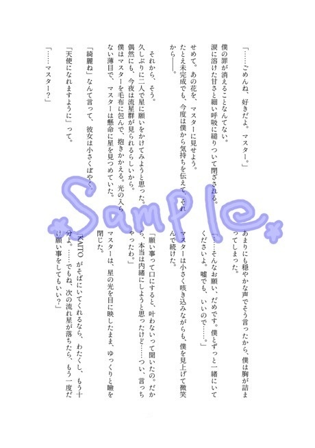 星願を抱いて(全年齢無配付き)