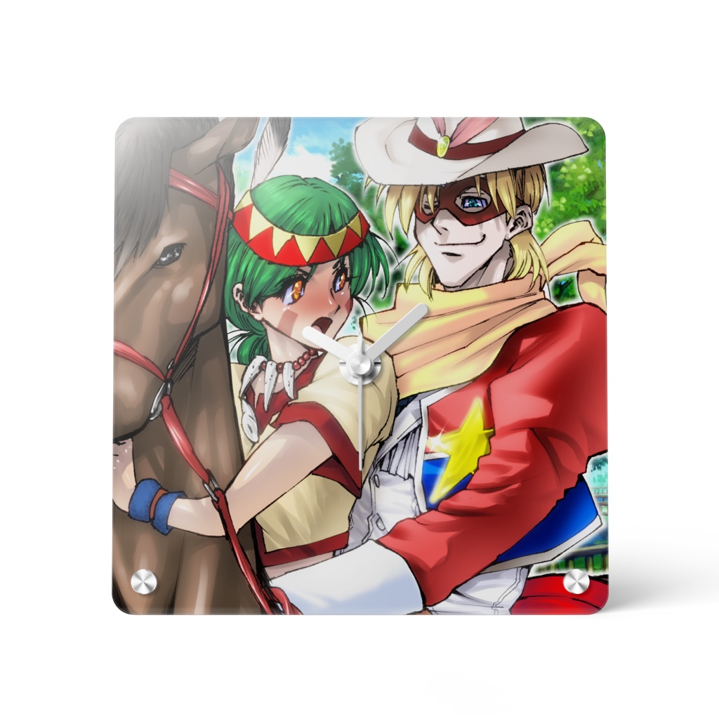 Acrylic Clock FAR EAST OF EDEN The Apocalypse IV ACE & YU-NO
