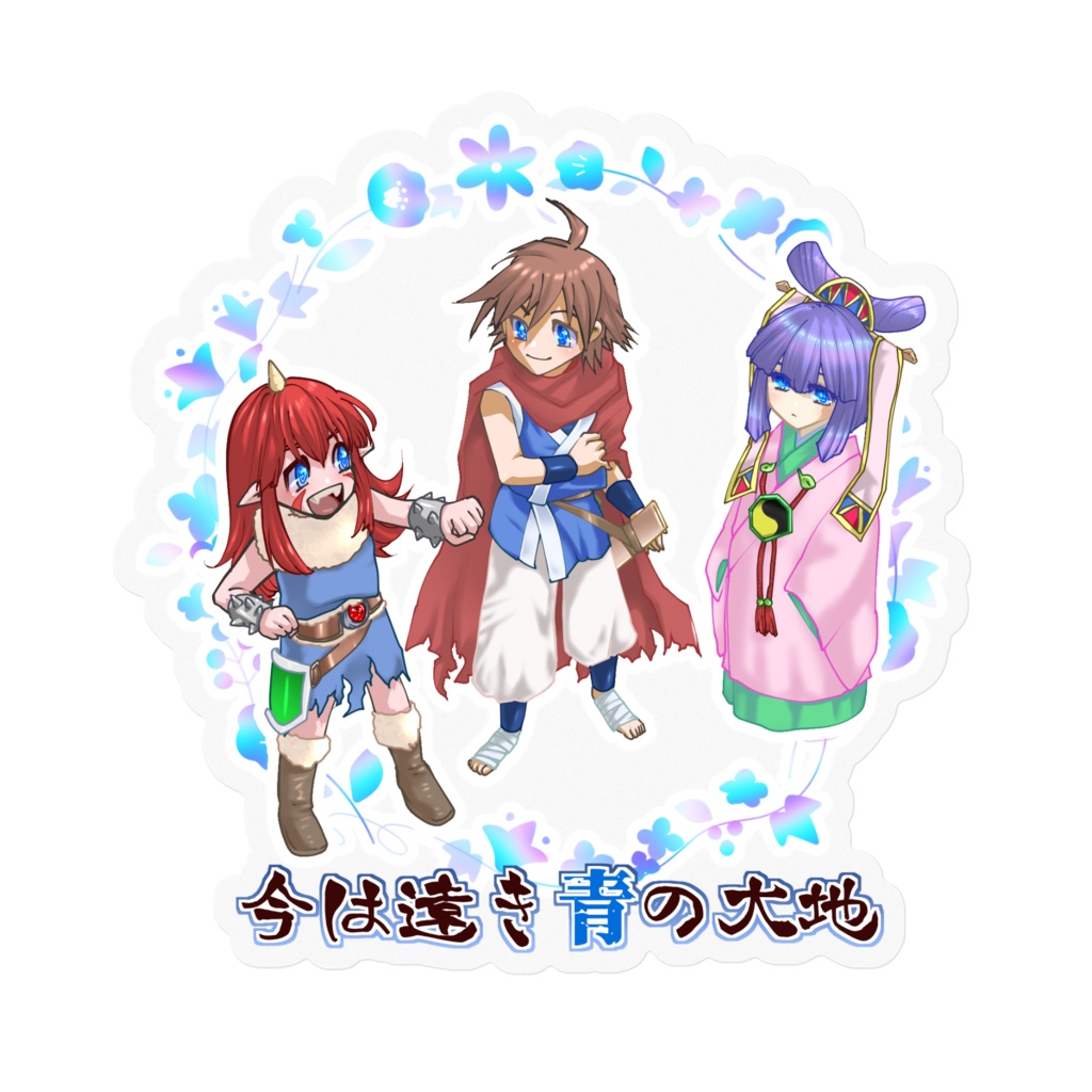 Clear Sticker ORIENTAL BLUE AO NO TENGAI