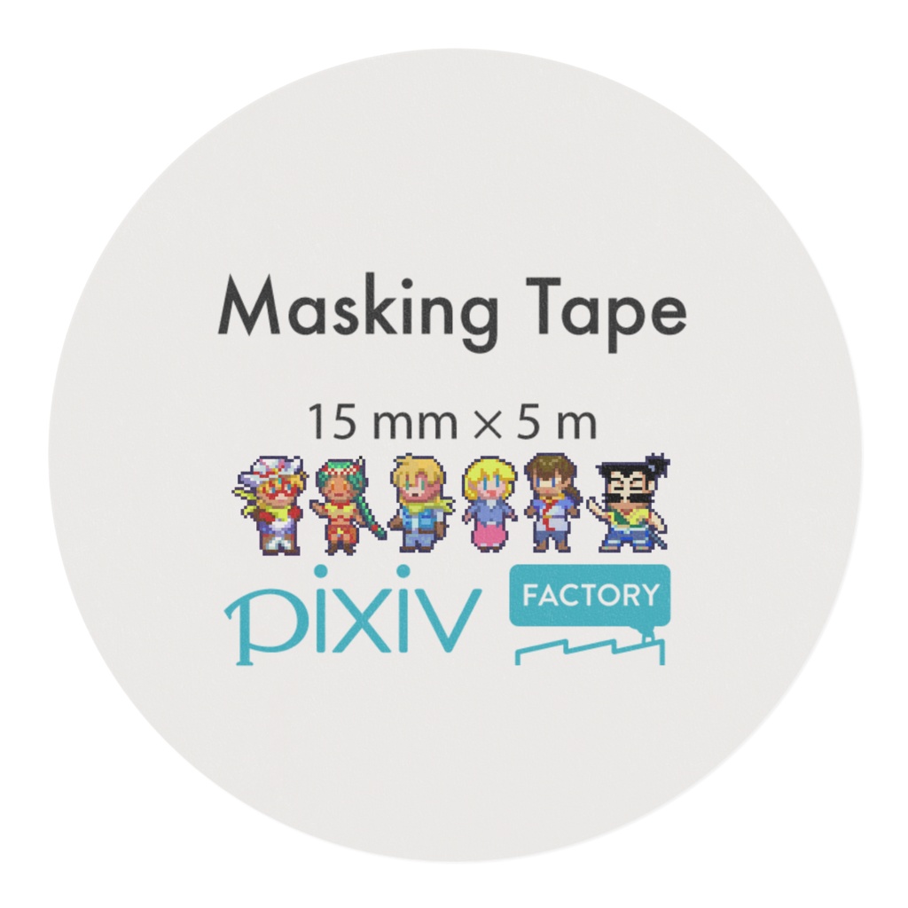 Rising Sun ドットキャラマスキングテープ