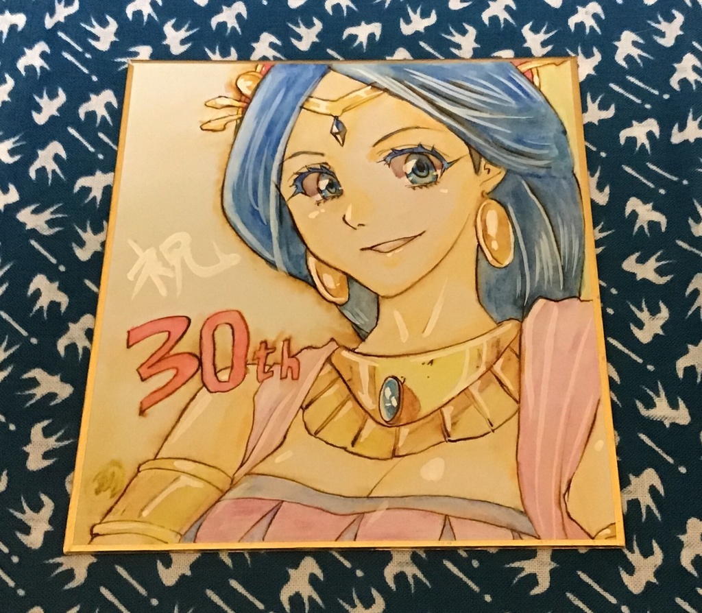 【ミニ色紙】カブ伝発売30周年記念