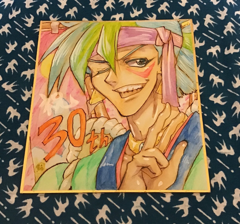 【ミニ色紙】カブ伝発売30周年記念