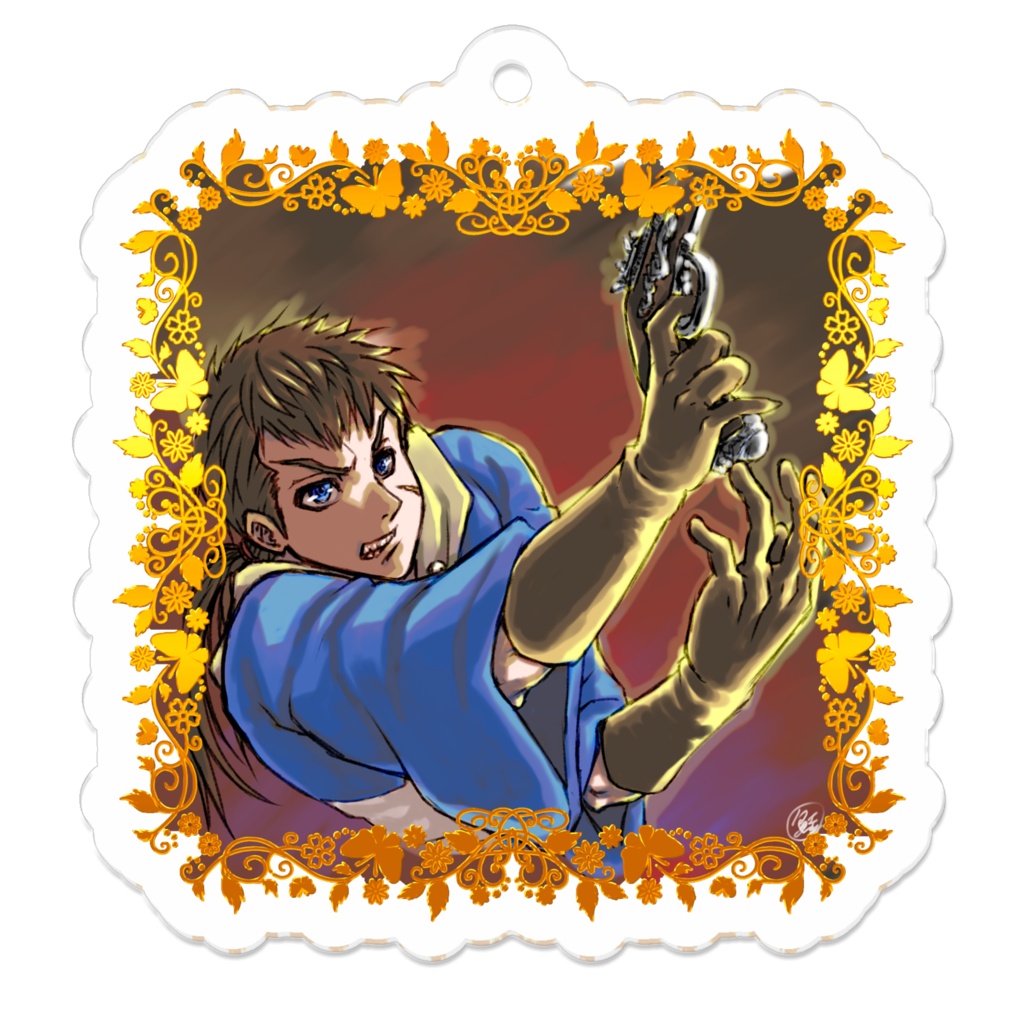 Acrylic key holder RIZIN