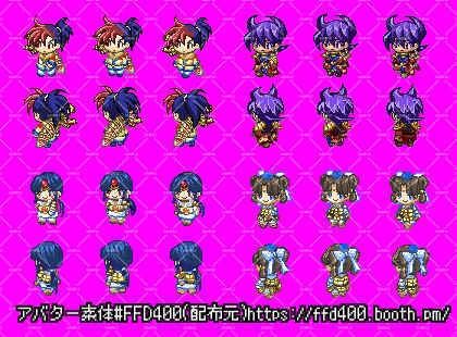 【PICREA用アバター】天外魔境シリーズキャラ