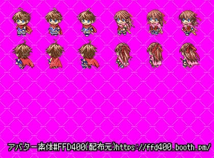 【PICREA用アバター】天外魔境シリーズキャラ