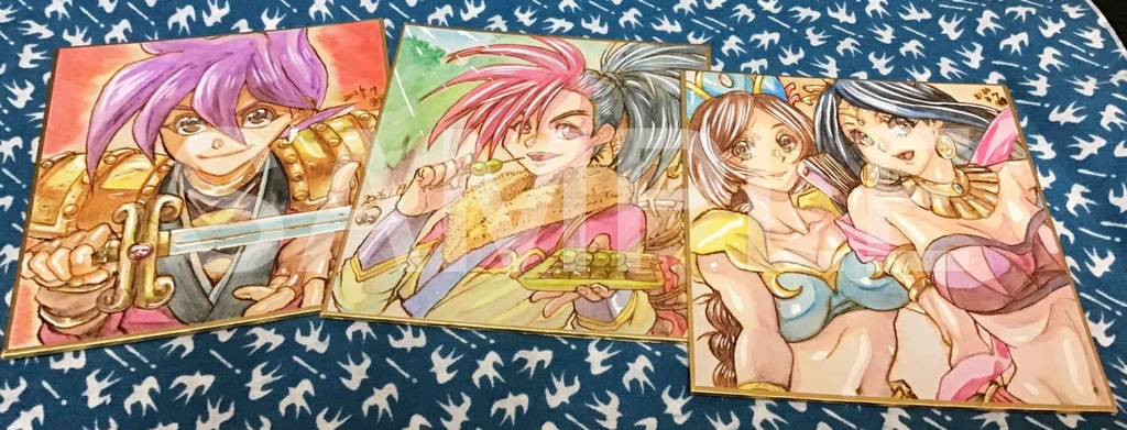 【ミニ色紙】天外魔境シリーズ