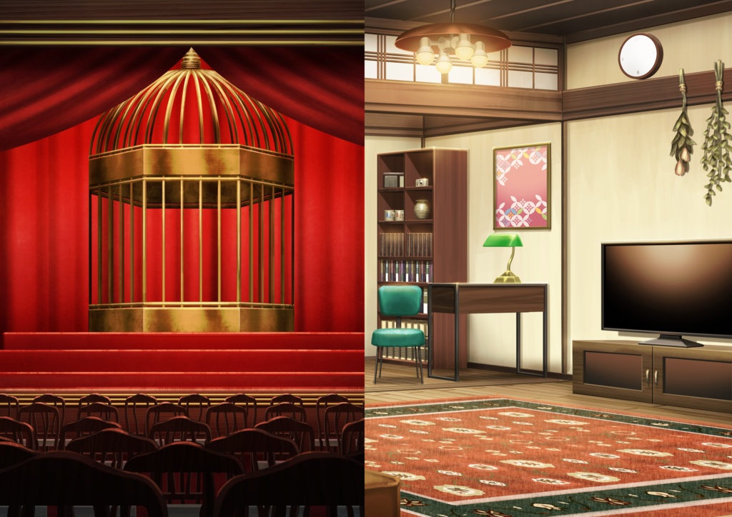 【TRPG素材】ココフォリア用　背景イラスト　無料サンプル