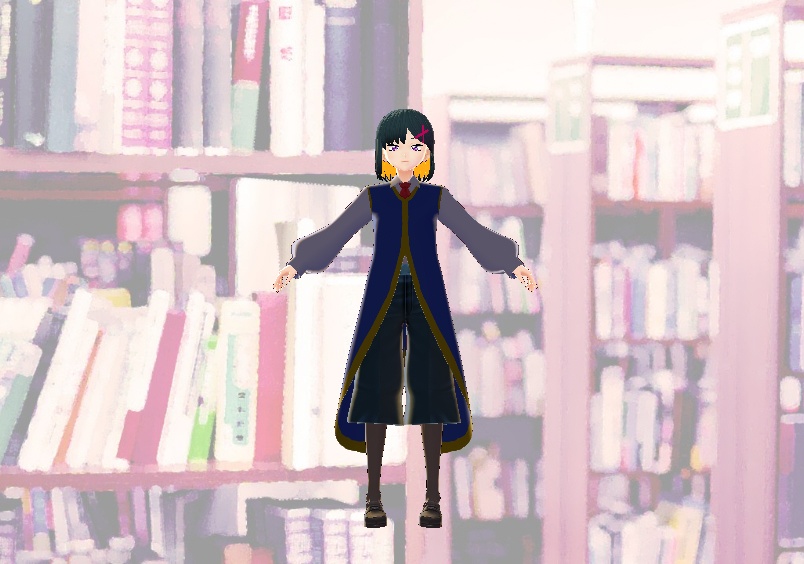 【Vroid&VRMデータ配布】大場家海苔砂【無料版orブースト版】