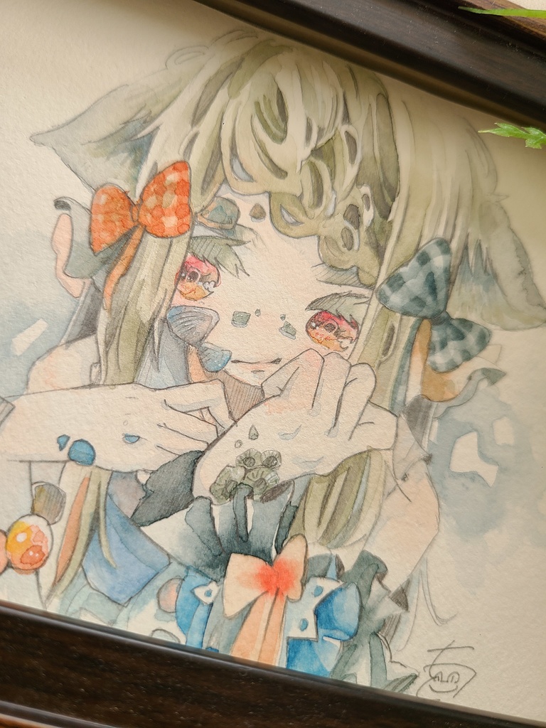 原画 悲しいと寂しいと不安と 雨色ギャラリー Booth 原画 悲しいと寂しいと不安と 雨色ギャラリー Booth