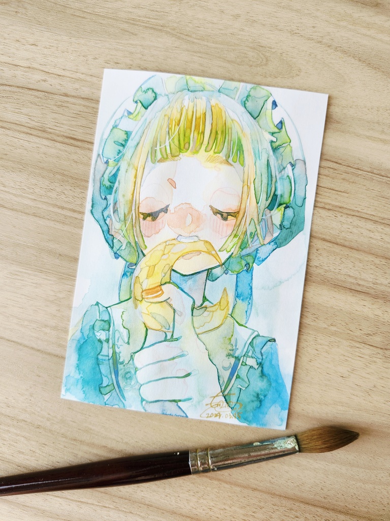 【原画】思い出を食む