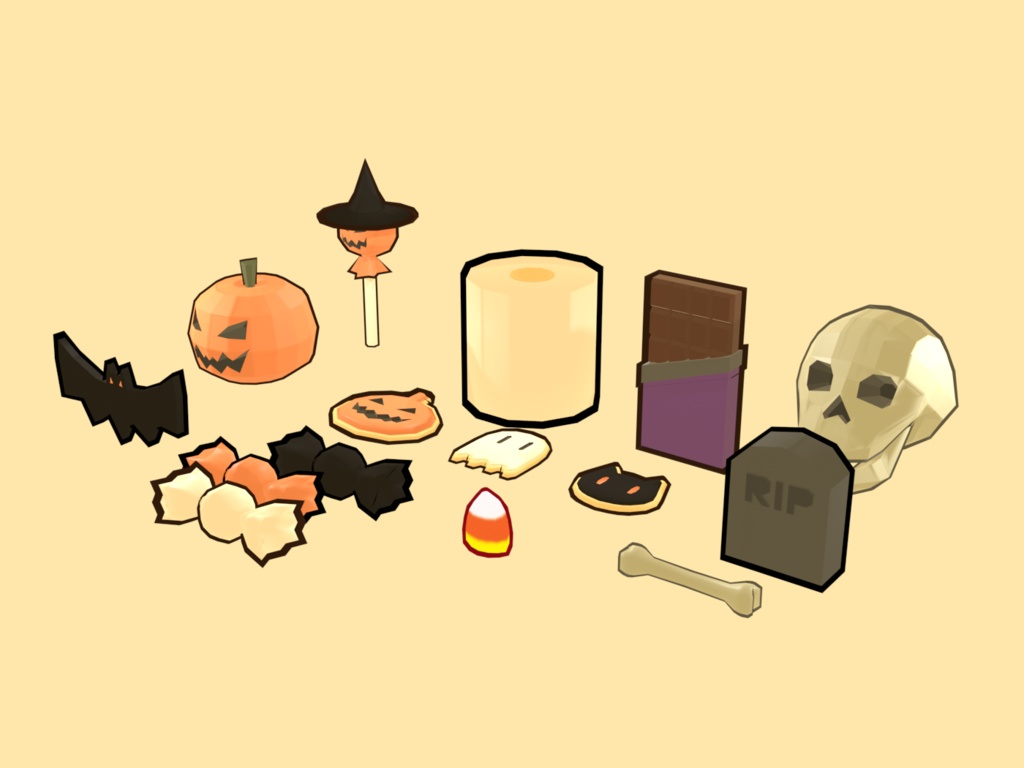 Low Poly Halloween Pack