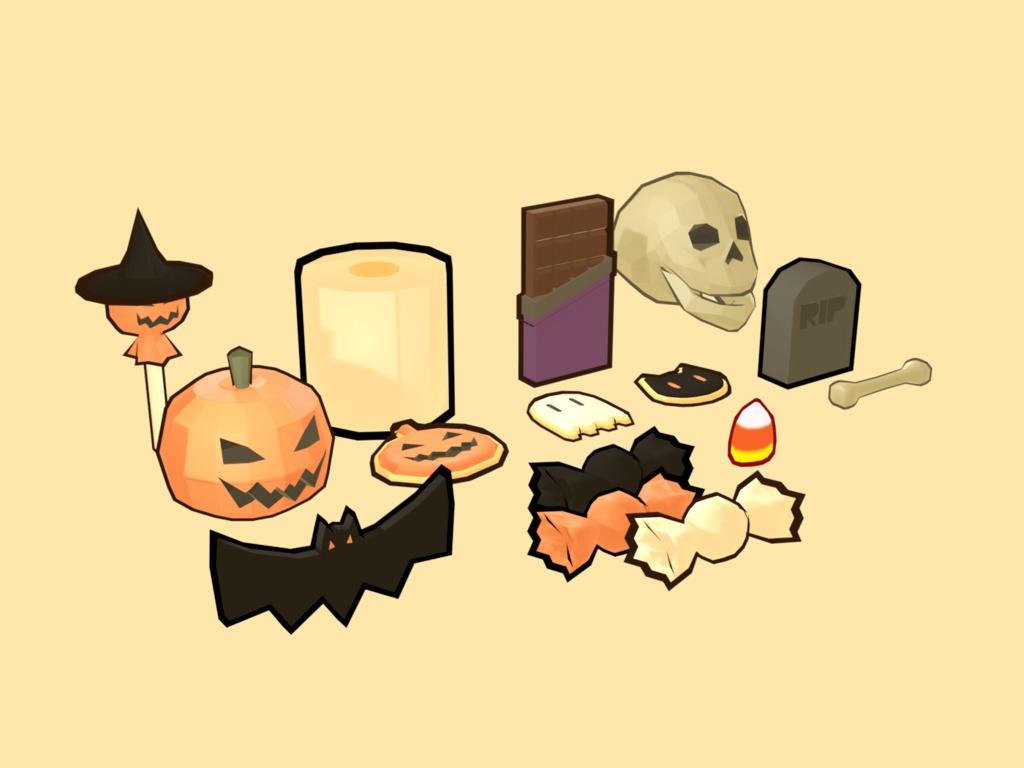 Low Poly Halloween Pack