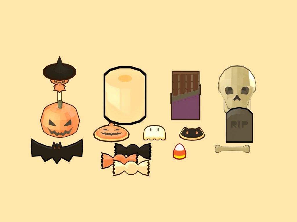 Low Poly Halloween Pack