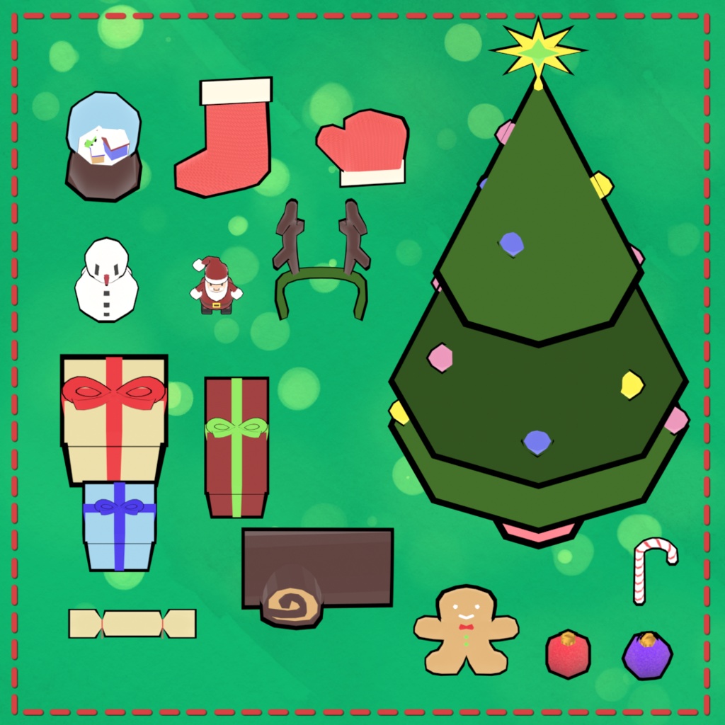 Low Poly Christmas Pack