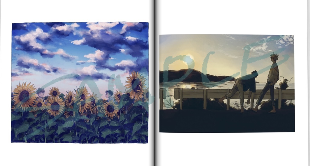 フルカラーイラスト集『匣』【煙たい話同人版】