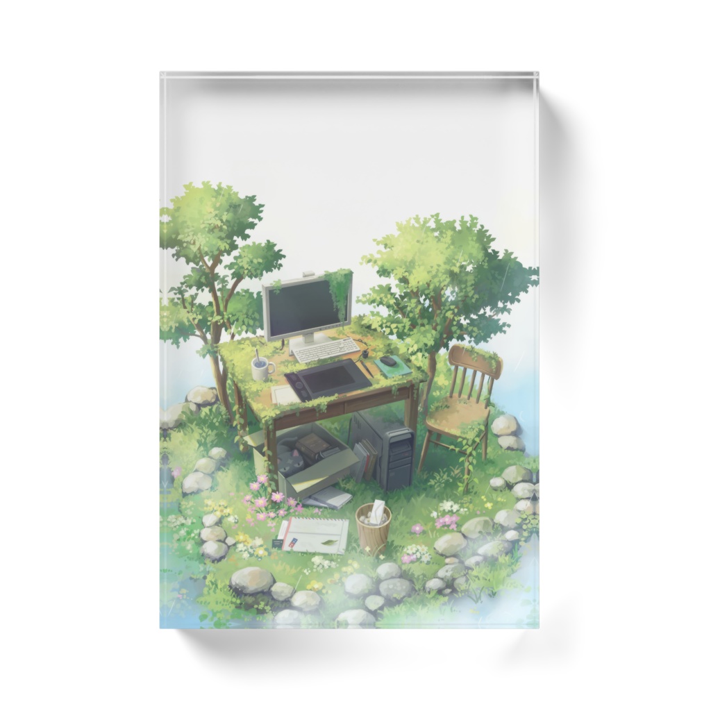 アクリルブロック【忘れないで】