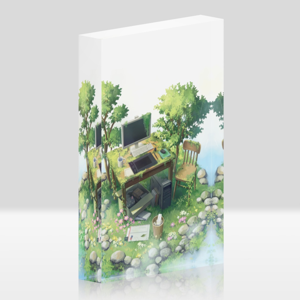 アクリルブロック【忘れないで】