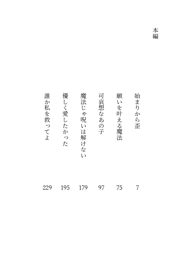 誰か私を救ってよ(頒布終了)
