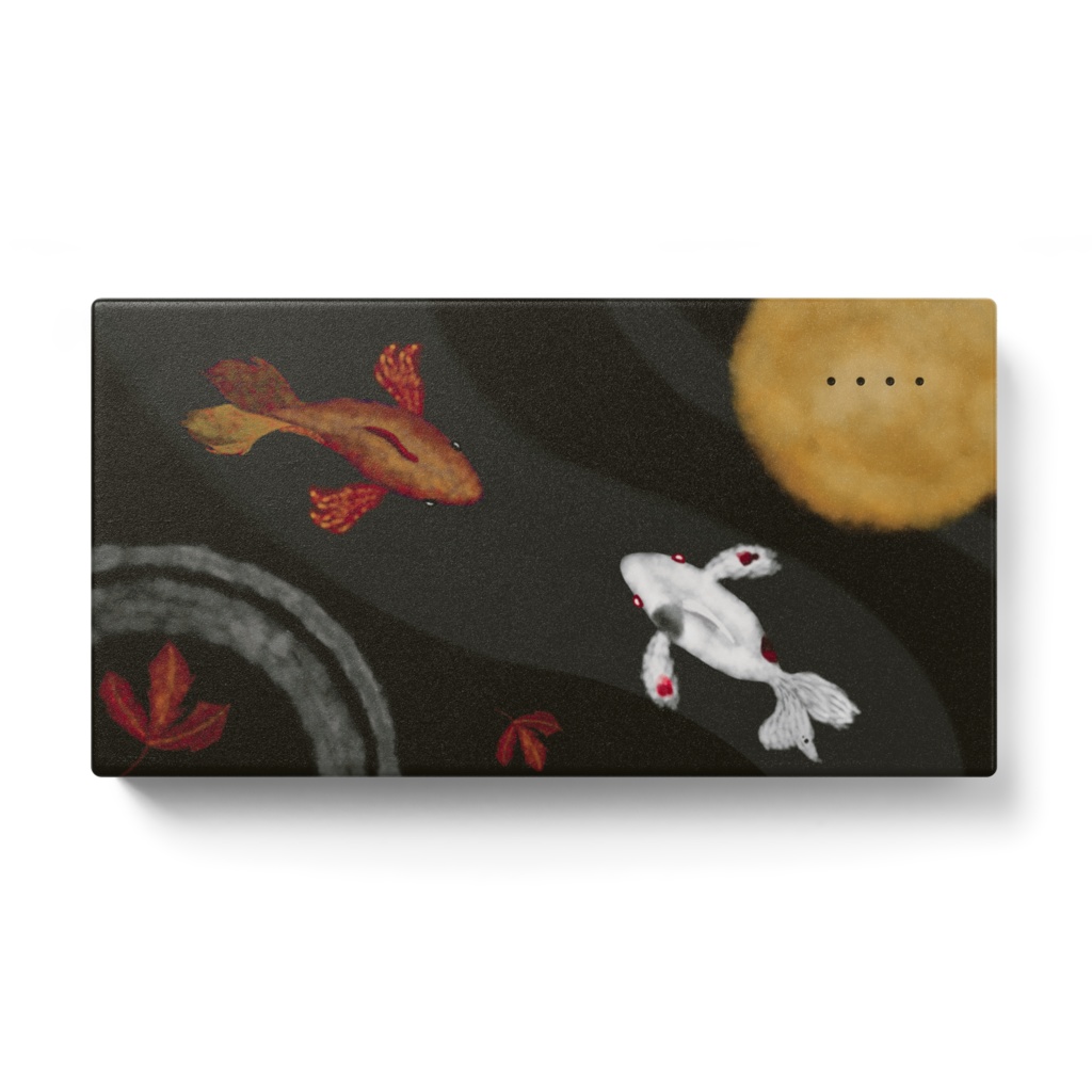 モバイルバッテリー 金魚(宵)/Mobile battery Goldfish(Night)