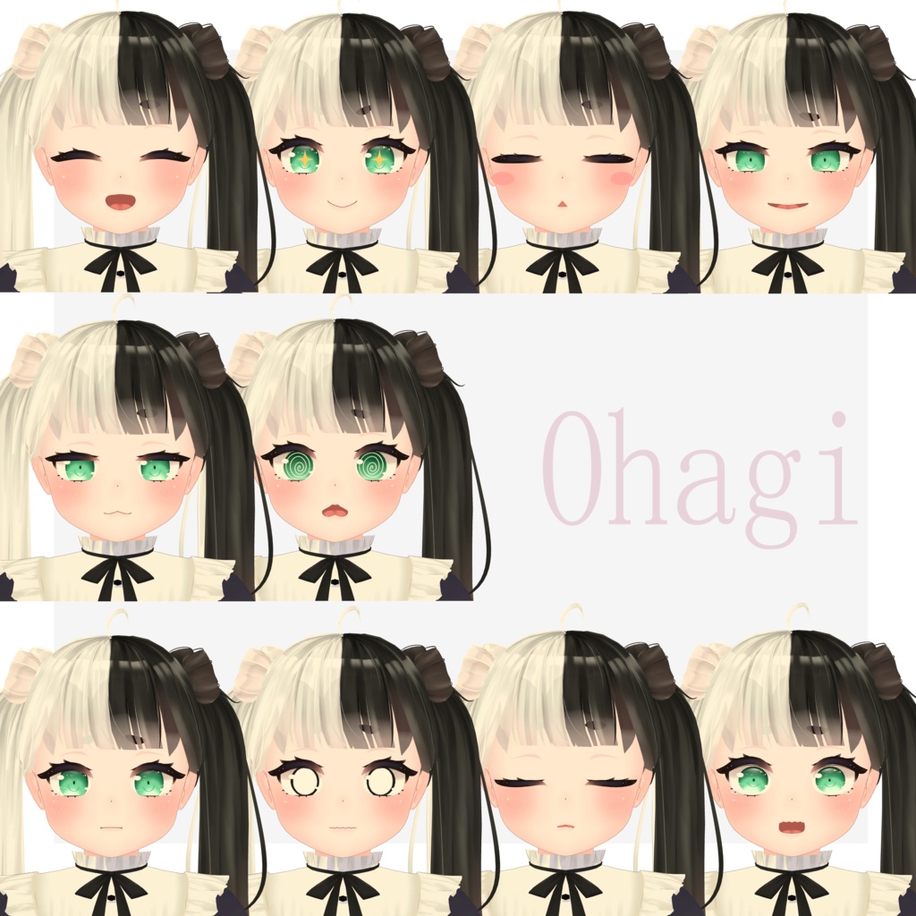 「Ohagi」オリジナル3Dキャラクター