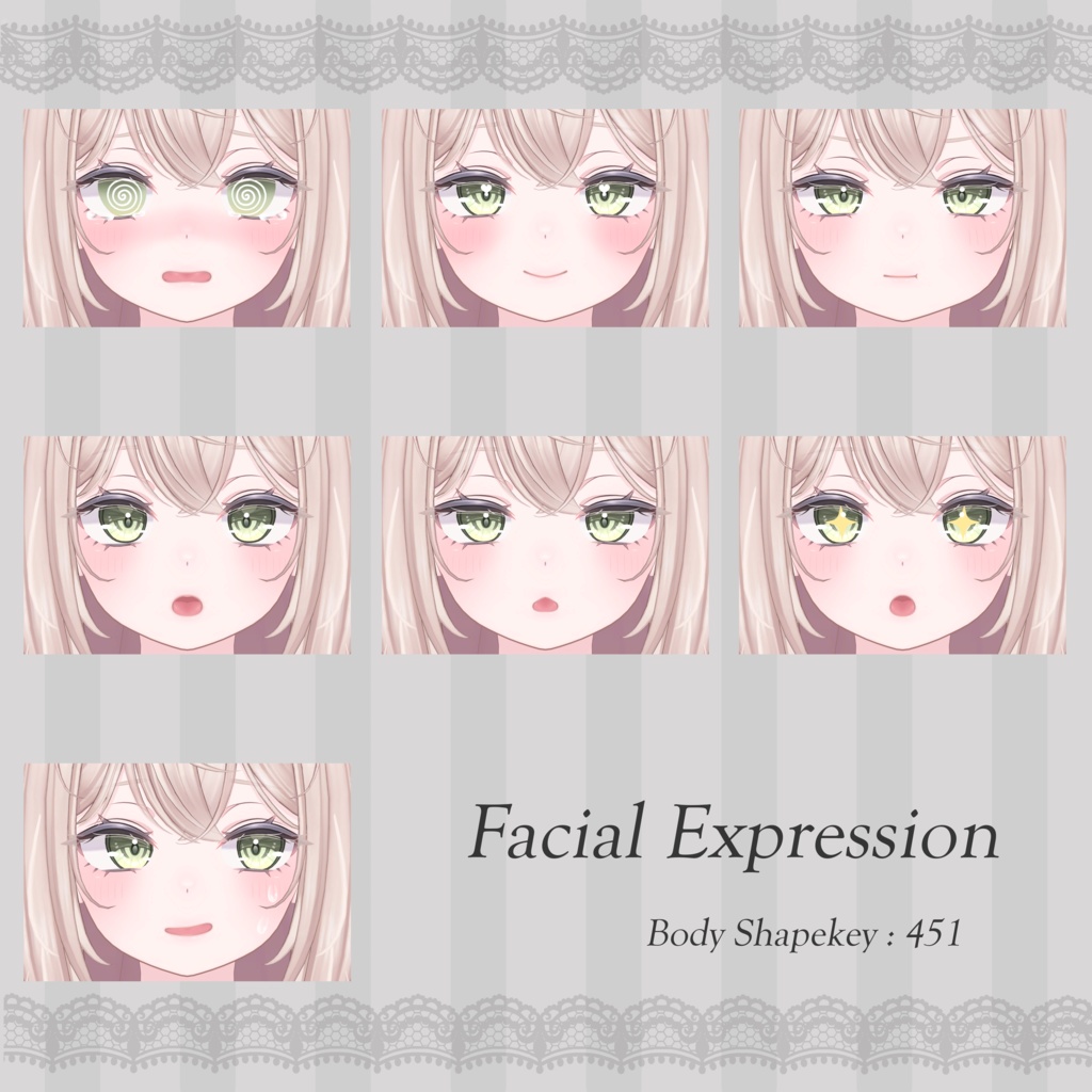 ✨半額セール中✨オリジナル3Dモデル「エメ -Eme-」