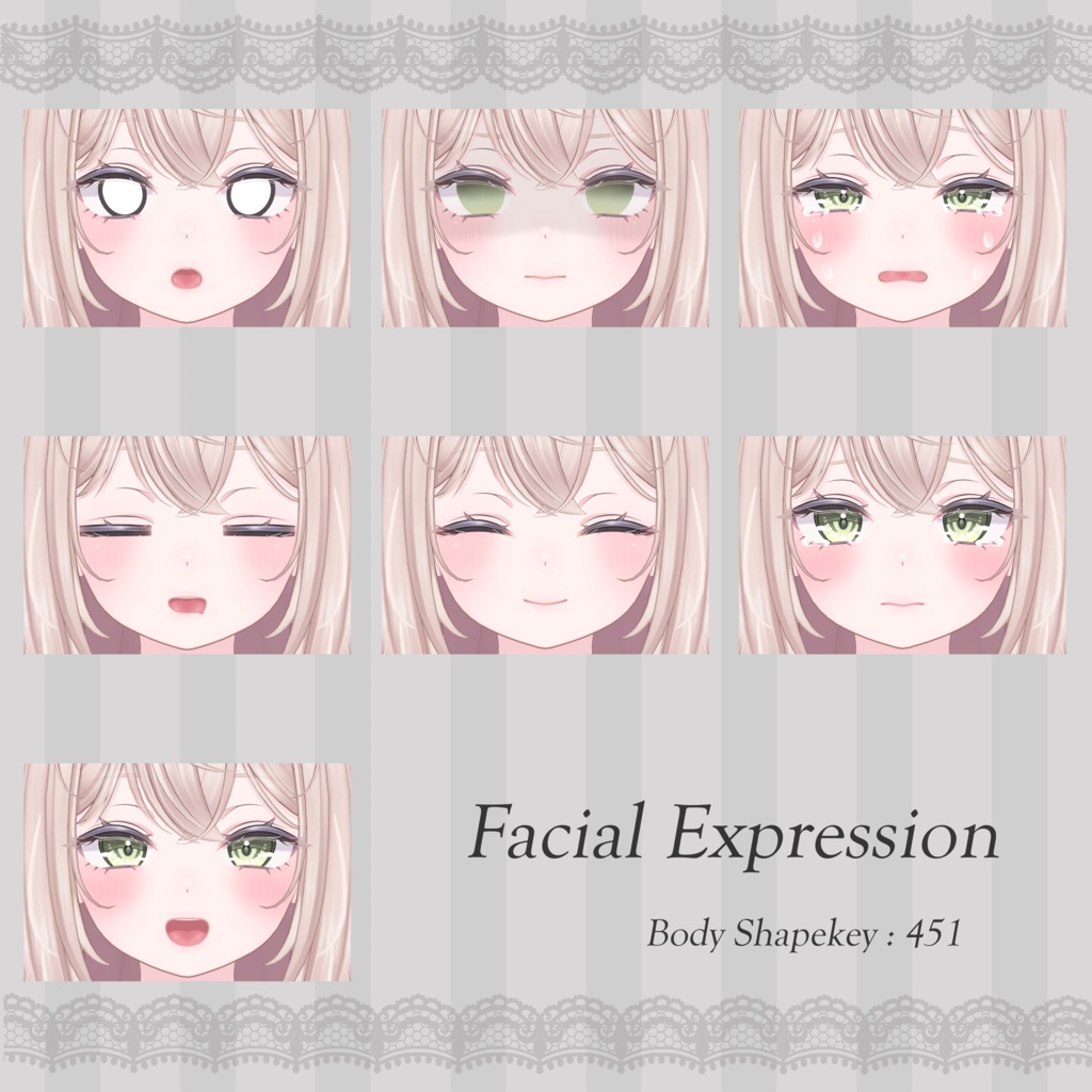 ✨半額セール中✨オリジナル3Dモデル「エメ -Eme-」