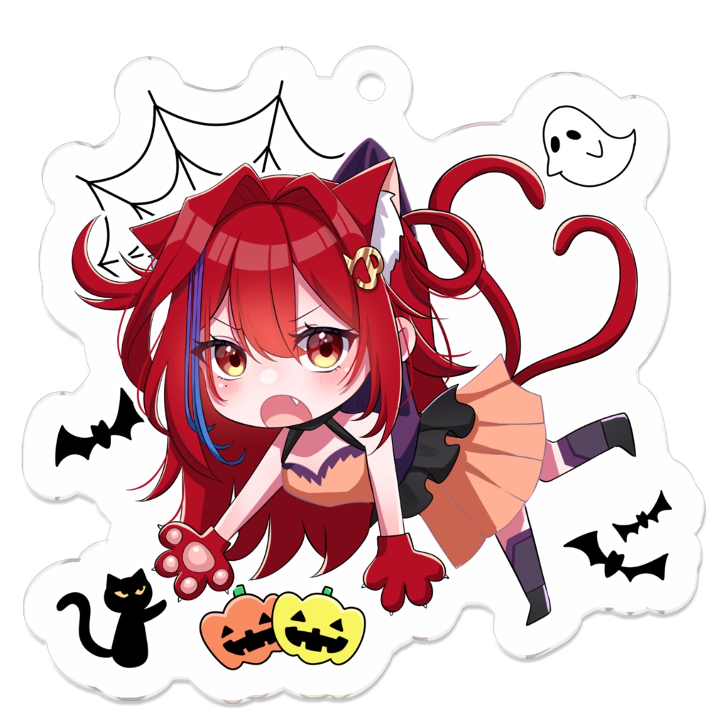 ハロウィンSDアクキー(白淵)