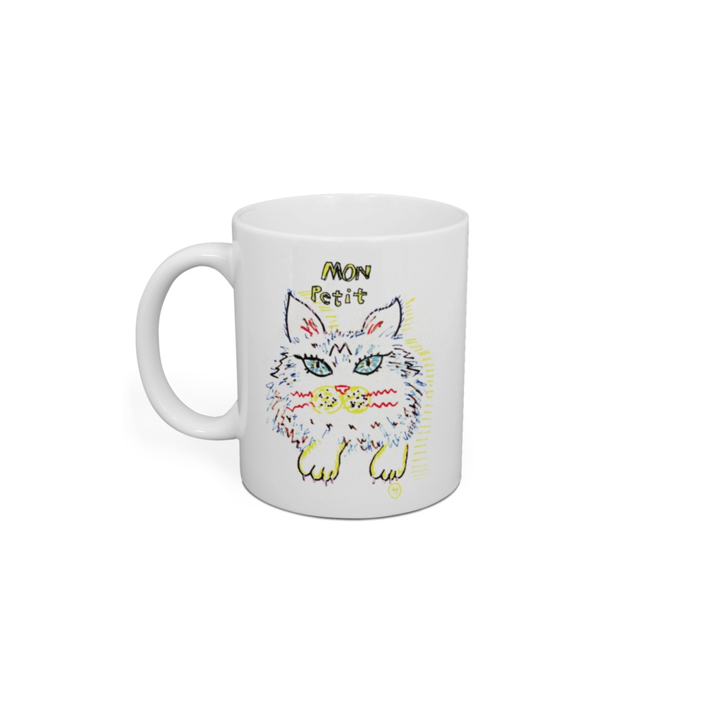 モンプチマグカップ ネコ イラスト