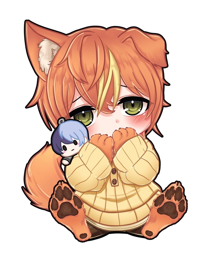 尻尾ふりアクリルスタンド🐶🥞「かまって!」