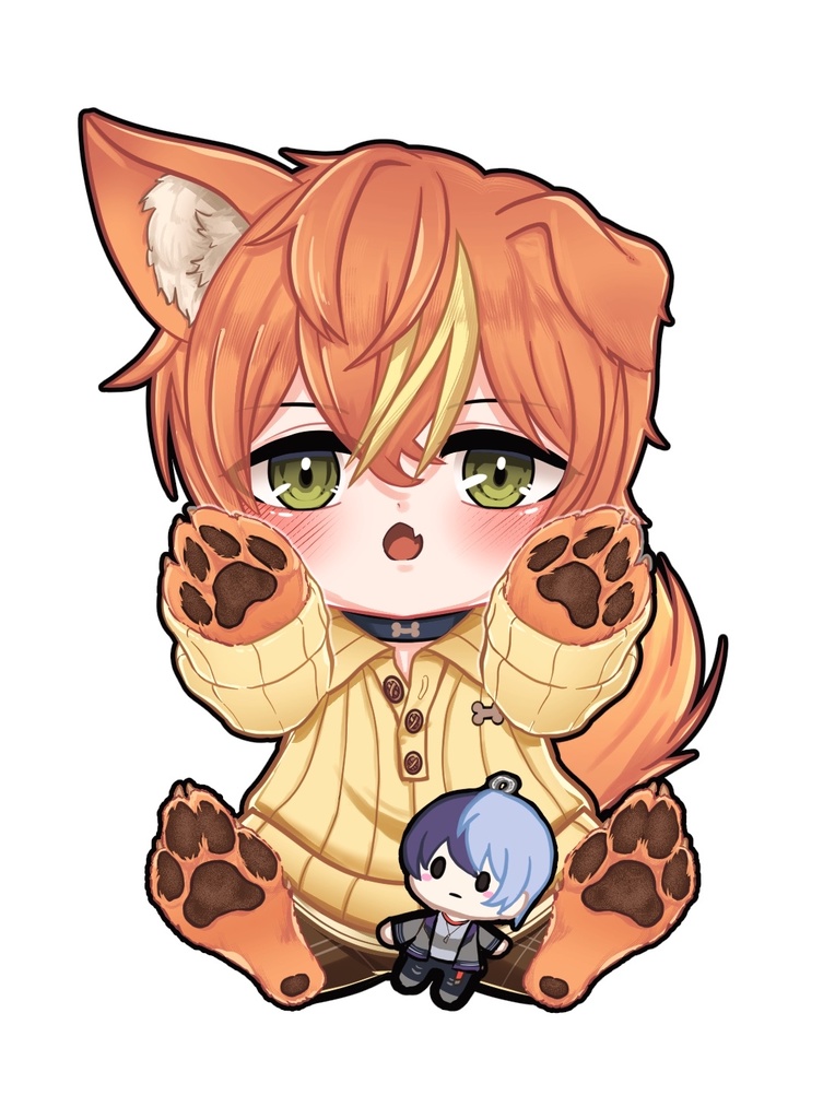 尻尾ふりアクリルスタンド🐶🥞「だっこして!」