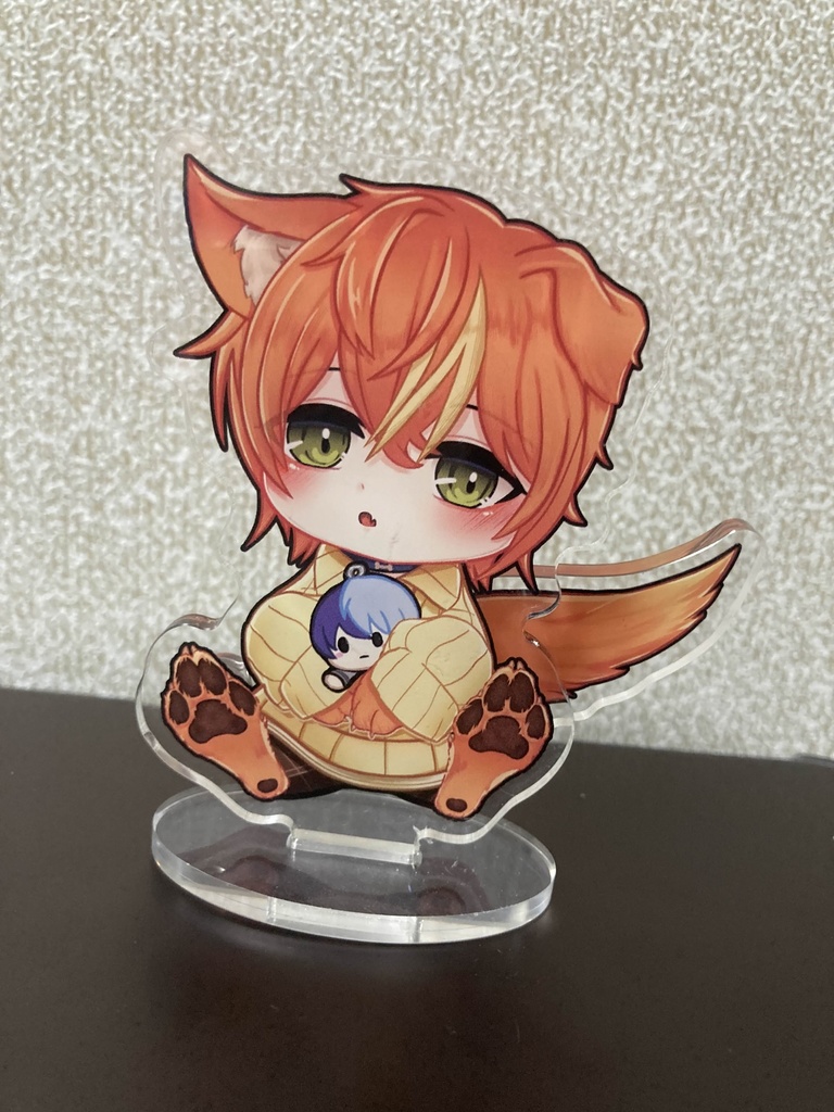 尻尾ふりアクリルスタンド🐶🥞「なでて!」