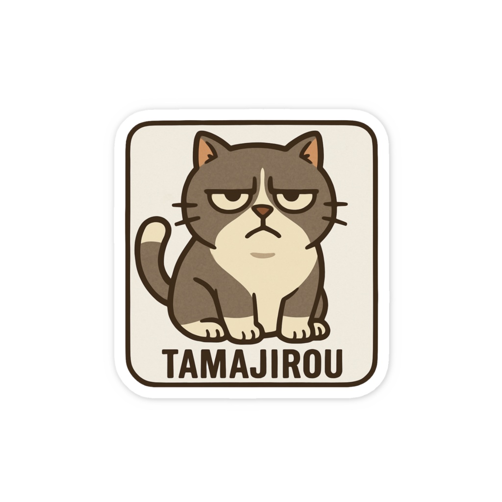 TAMAJIROUステッカー