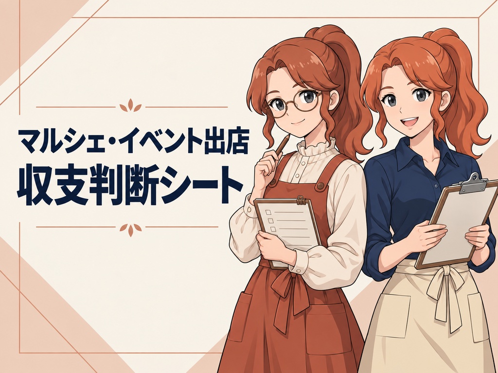 マルシェ・イベント出店 収支判断シート【有料版】Googleスプレッドシート