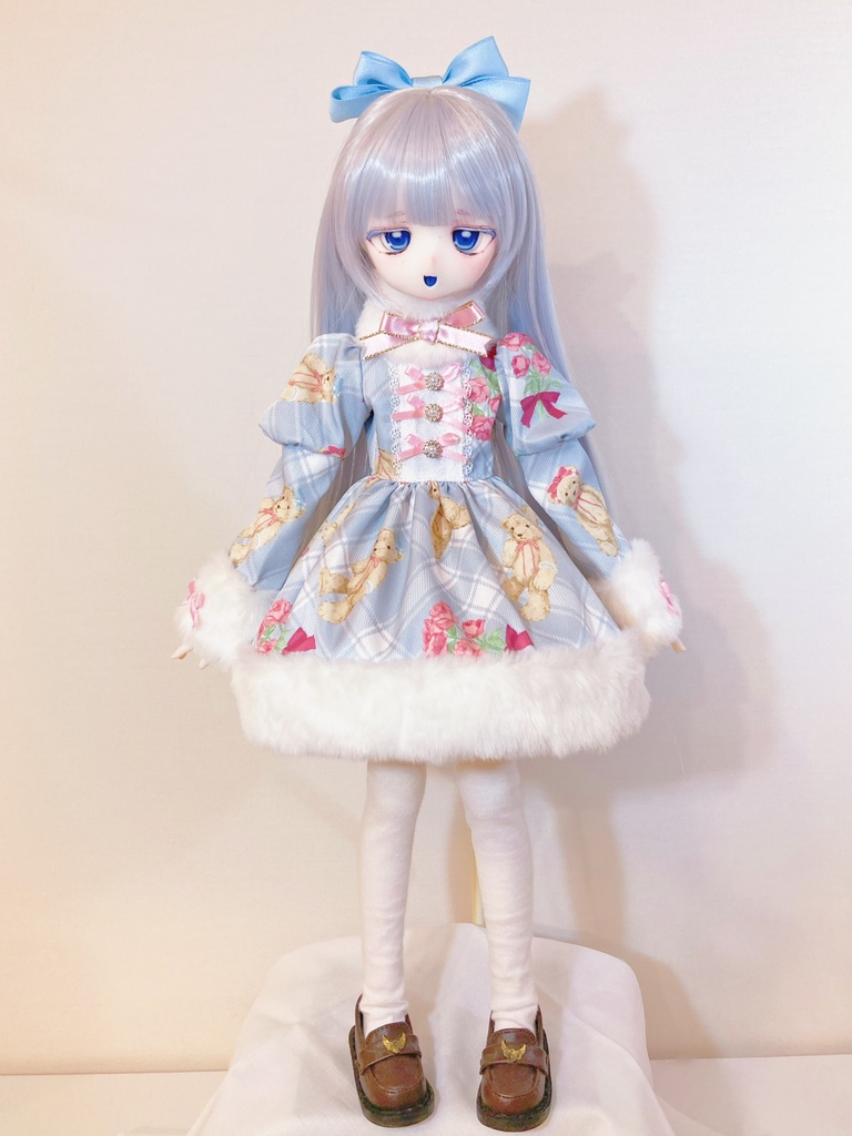 【即納】冬のふわもこワンピース🧸