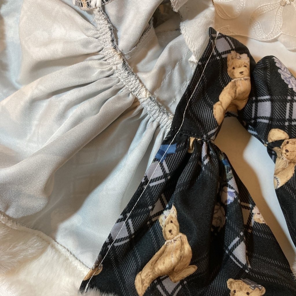 【即納】冬のふわもこワンピース🧸