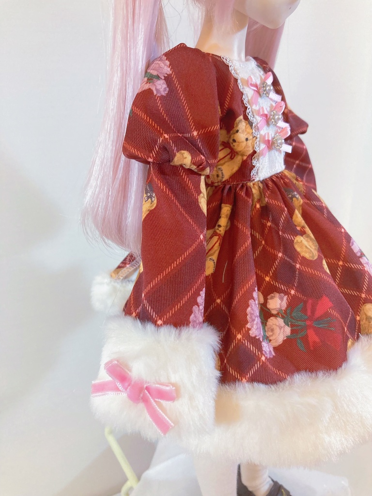 【即納】冬のふわもこワンピース🧸