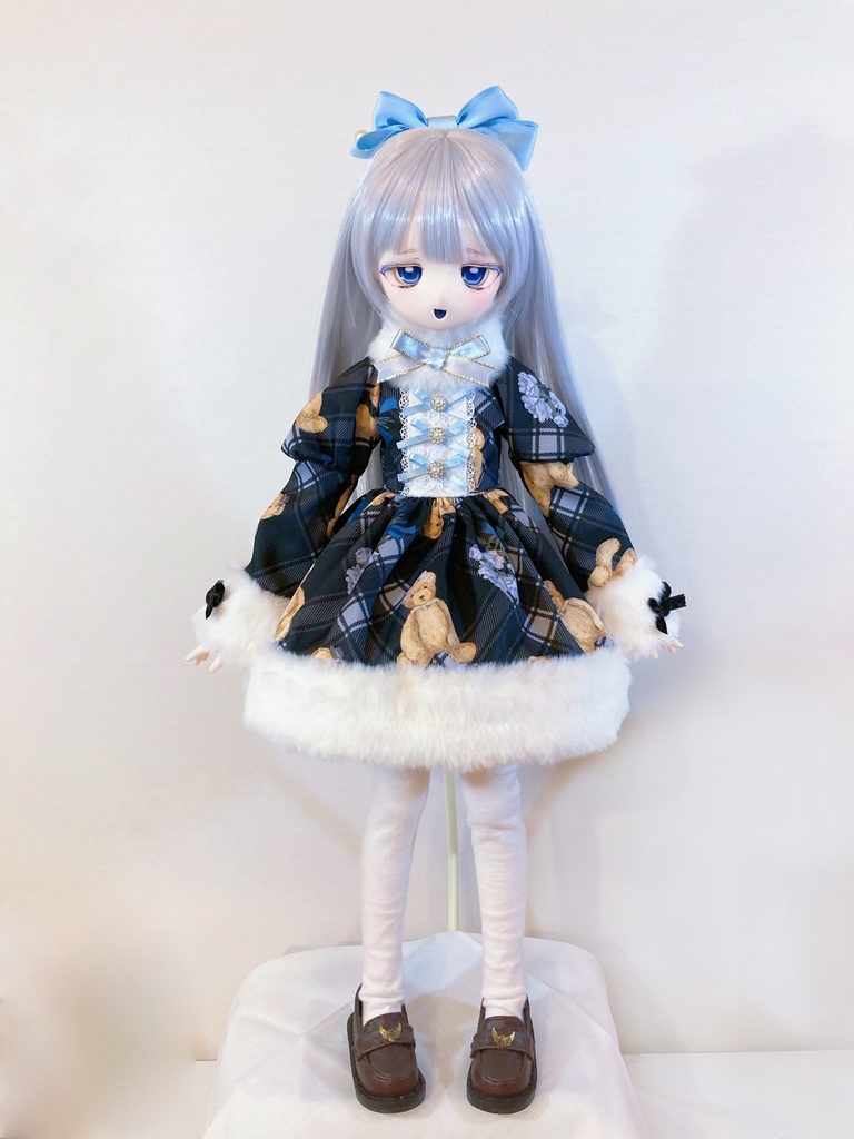 【即納】冬のふわもこワンピース🧸