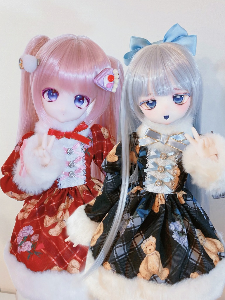 【即納】冬のふわもこワンピース🧸