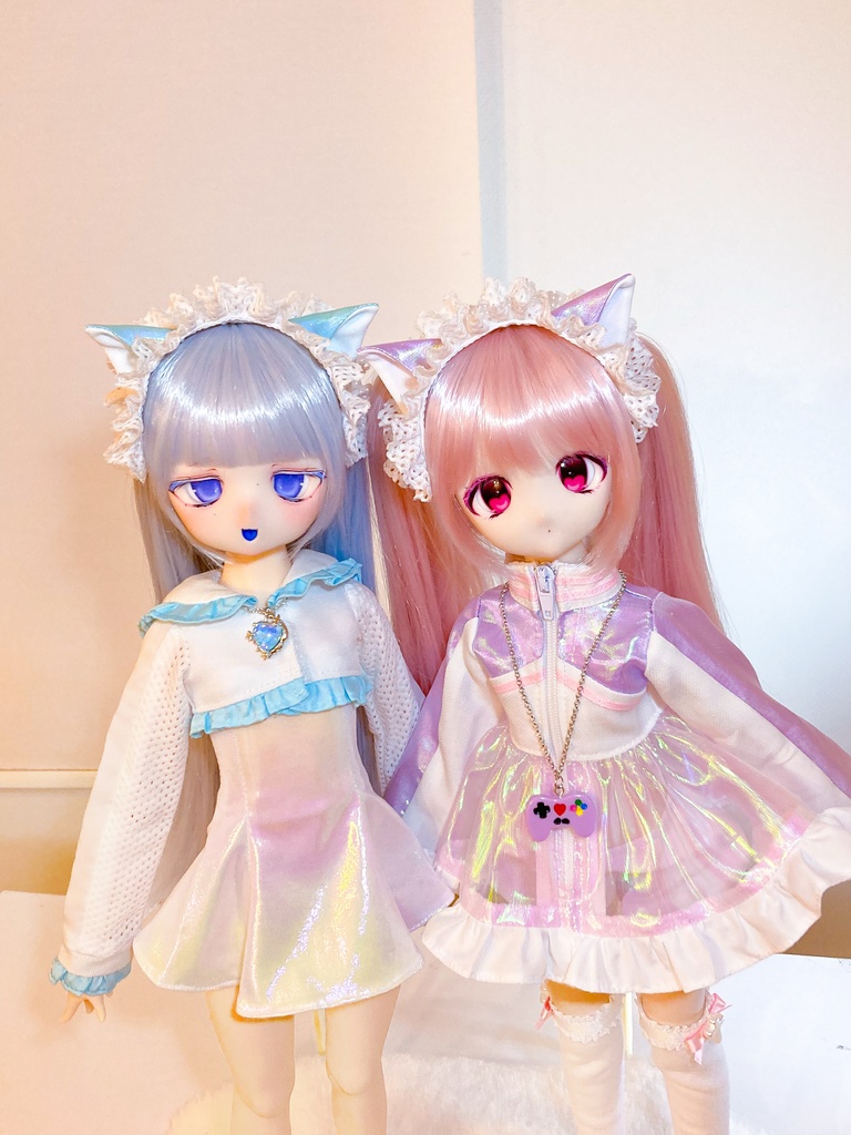 【受注】ねこみみヘッドドレス!メッシュフリルver.