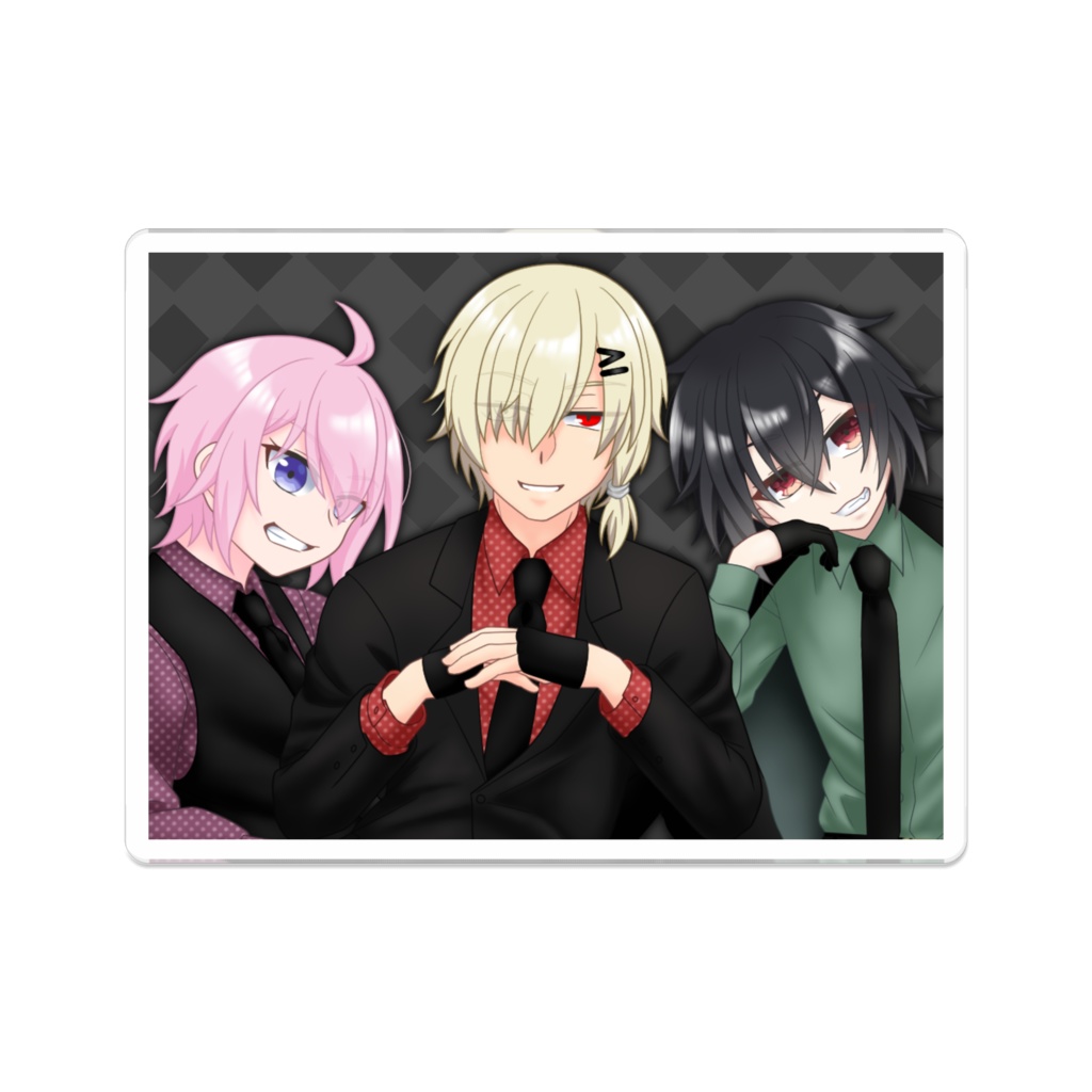 兎月の木1周年記念 アクリルバッジ