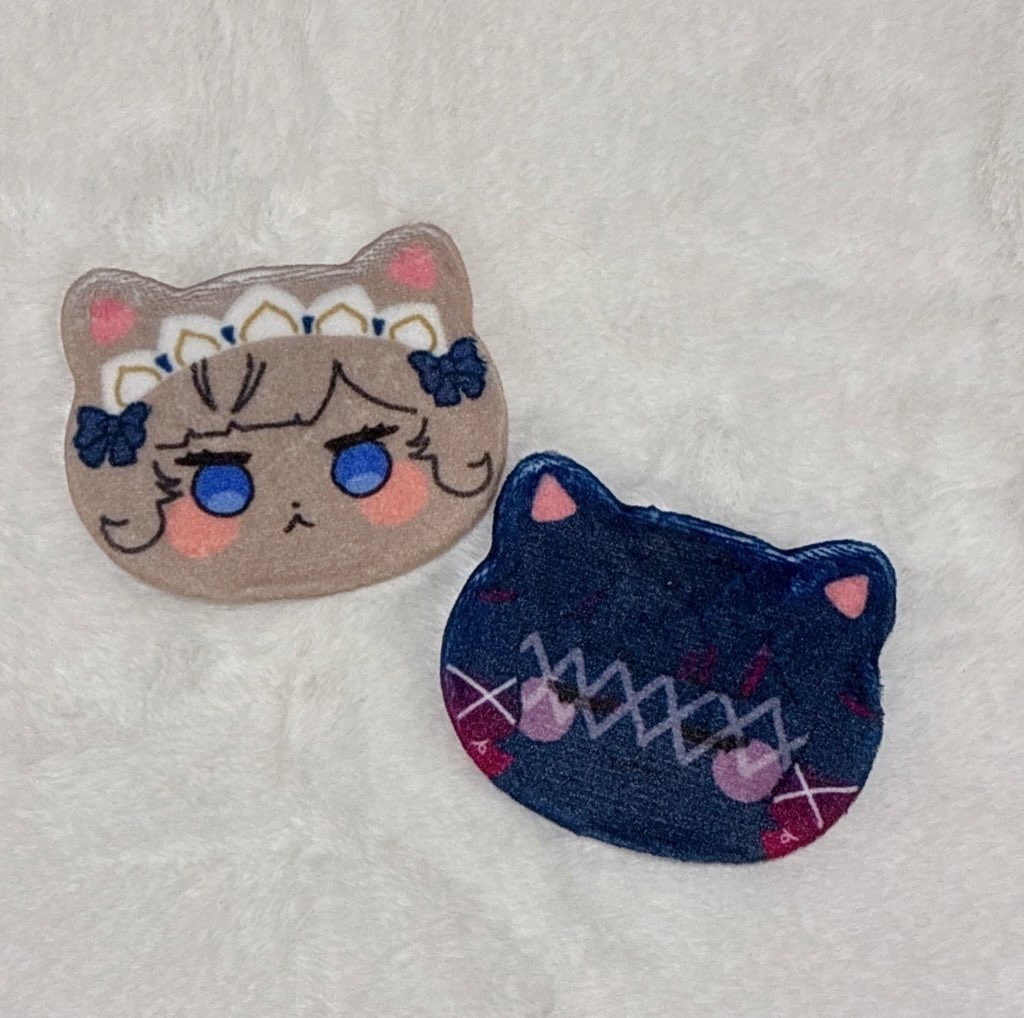 コロサンのネコ缶バッジ