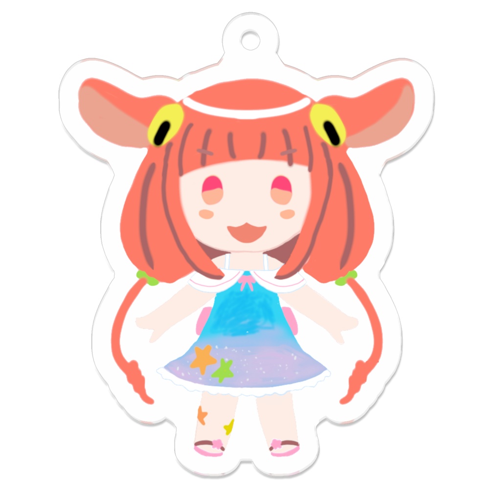 めんだこちゃん　デフォルメ　アクリルキーホルダー
